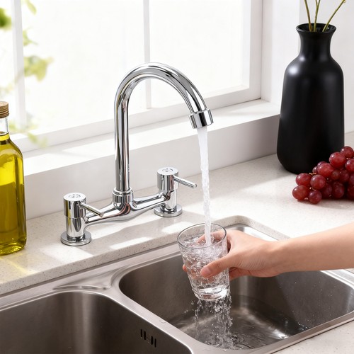 Modern dual lever chrome - modern,