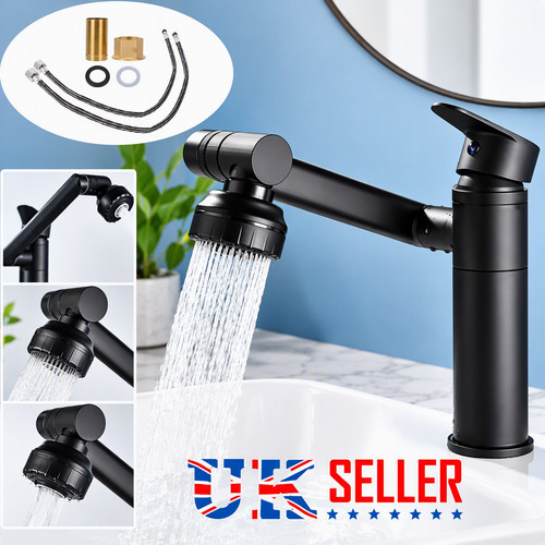 Black kitchen sink mixer tap - kitchen,