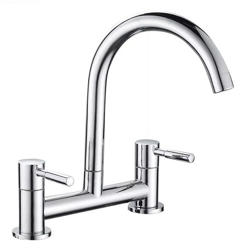 Modern dual lever - lever, chrome