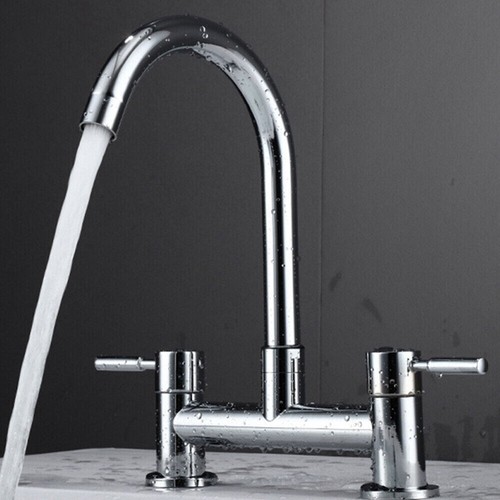 Modern dual lever chrome - modern,
