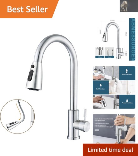 Elegant kitchen tap mixer with - mixer,