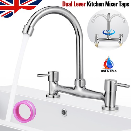Modern dual lever - dual, chrome