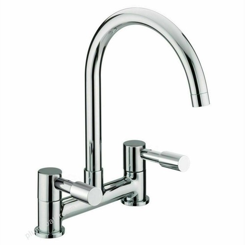 Modern dual lever - dual, chrome