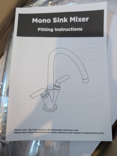 Modern mono kitchen - modern, sink