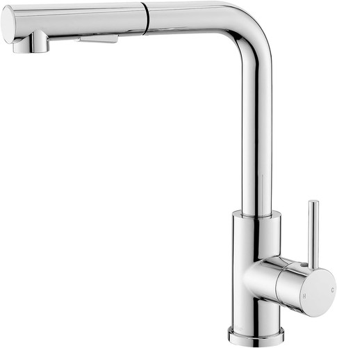 Kitchen mixer tap with pull - tap,