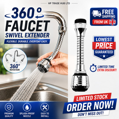 360 faucet extender - extender, bendable