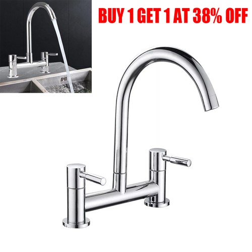 Modern dual lever - dual, chrome