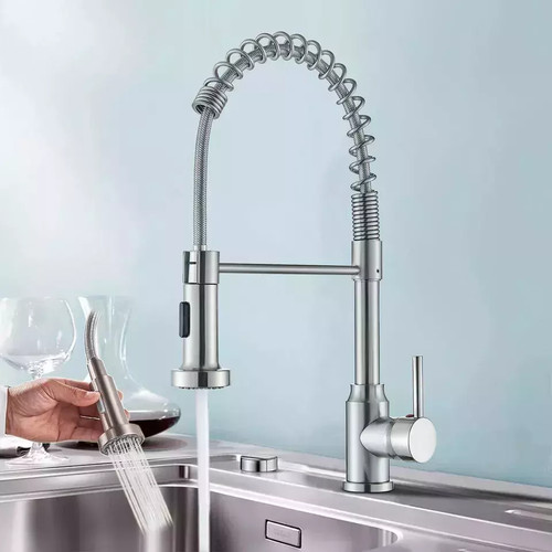 Monobloc silver kitchen sink - monobloc,