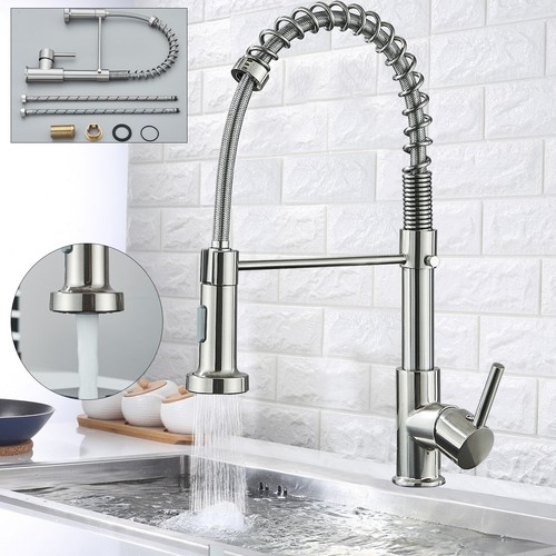 Kitchen sink mixer tap - mixer, pull
