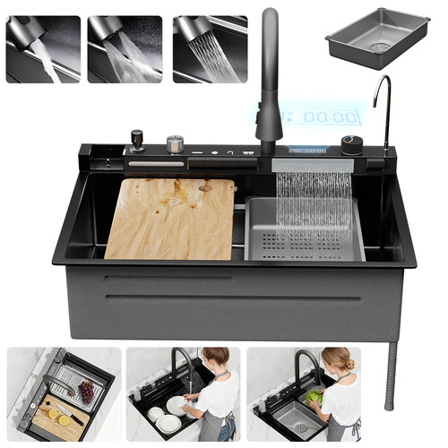 Led inset kitchen - inset, sink