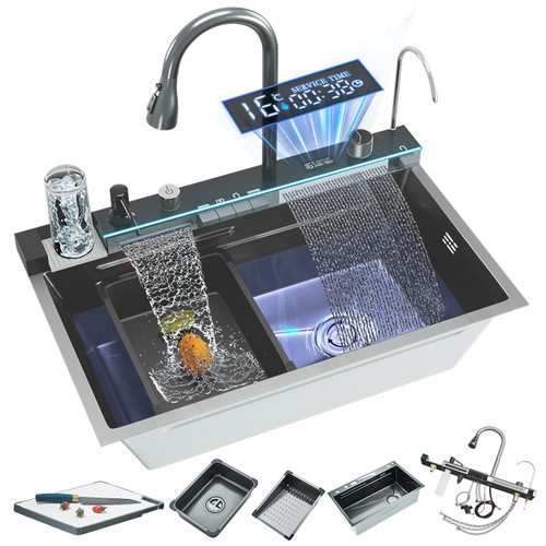 Led kitchen sink set - led,
