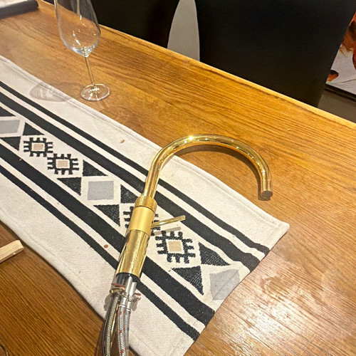 Gold pull out kitchen - gold, pull-out
