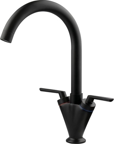 Black kitchen sink tap mono - kitchen, tap,