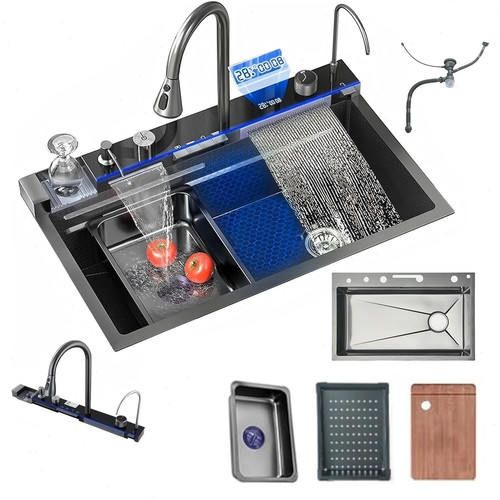 Led inset kitchen sink - inset,