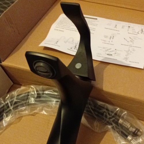 Matte black high arc - black,
