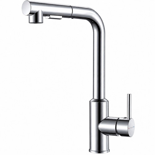 Chrome kitchen mixer tap pull - tap,