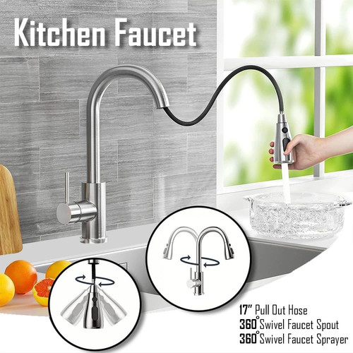 Modern mono tap 360 kitchen - mono,