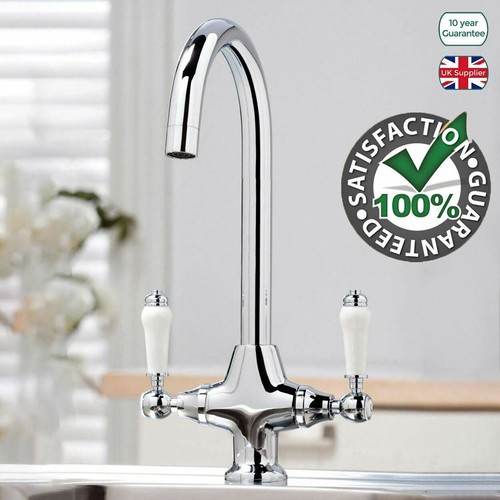 Traditional kitchen sink - sink, mixer