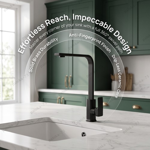 Modern kitchen sink - sink, mixer