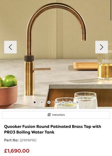 Quooker fusion round patinated - quooker,