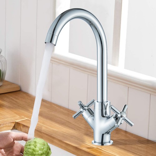 Modern kitchen sink - mixer, taps