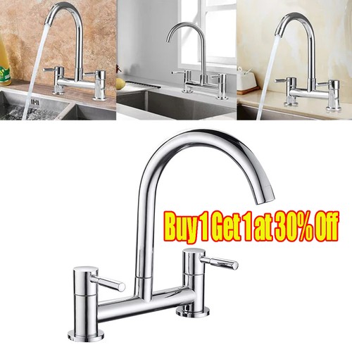 Modern kitchen mixer tap - mixer, dual