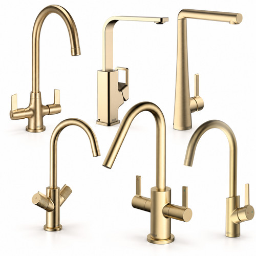 Bristan brushed brass kitchen - bristan,